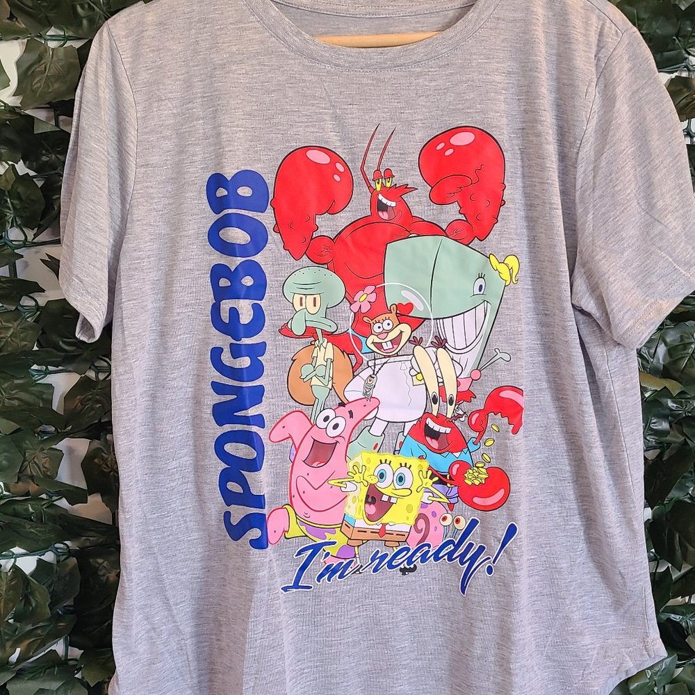 NWOT Nickelodeon Gray Tee